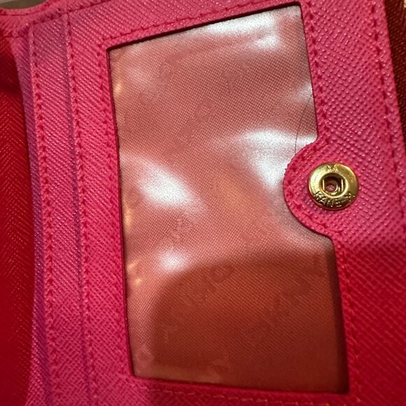 New DKNY Red Leather Zipper Wallet, (NWOT) - Picture 9 of 12